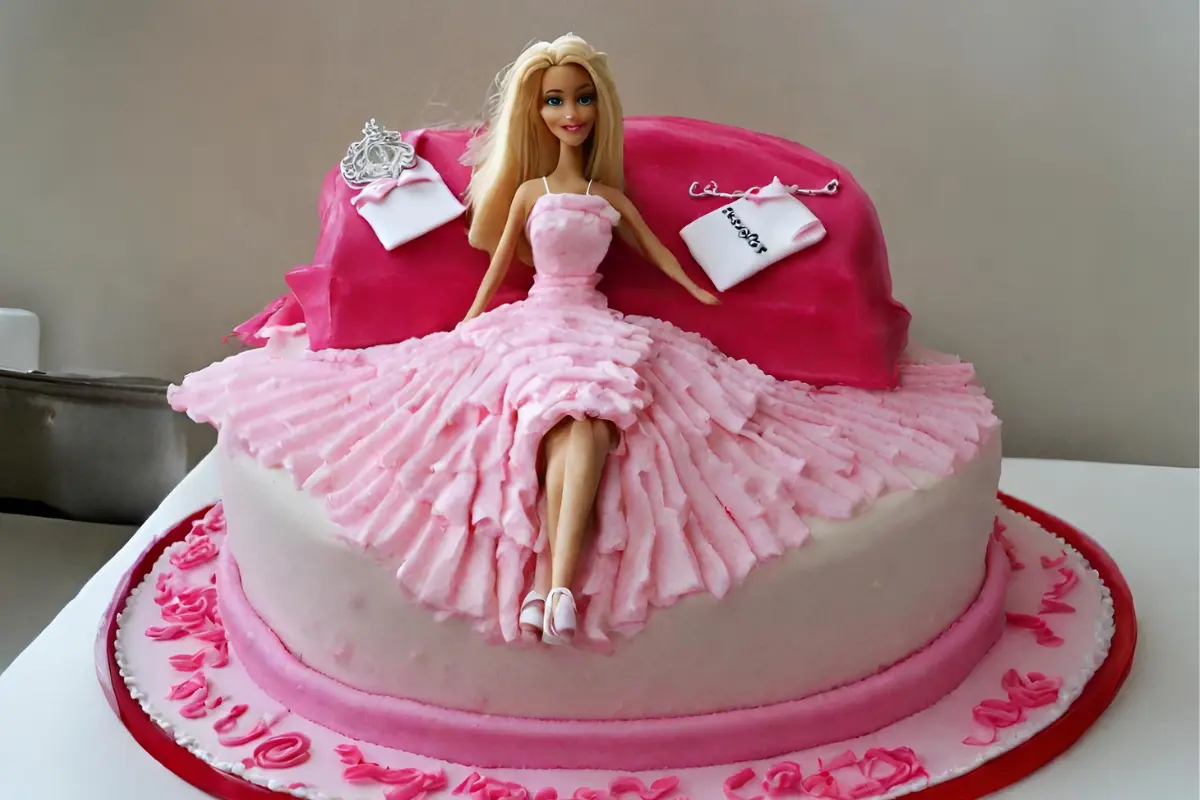 barbie birthday cake