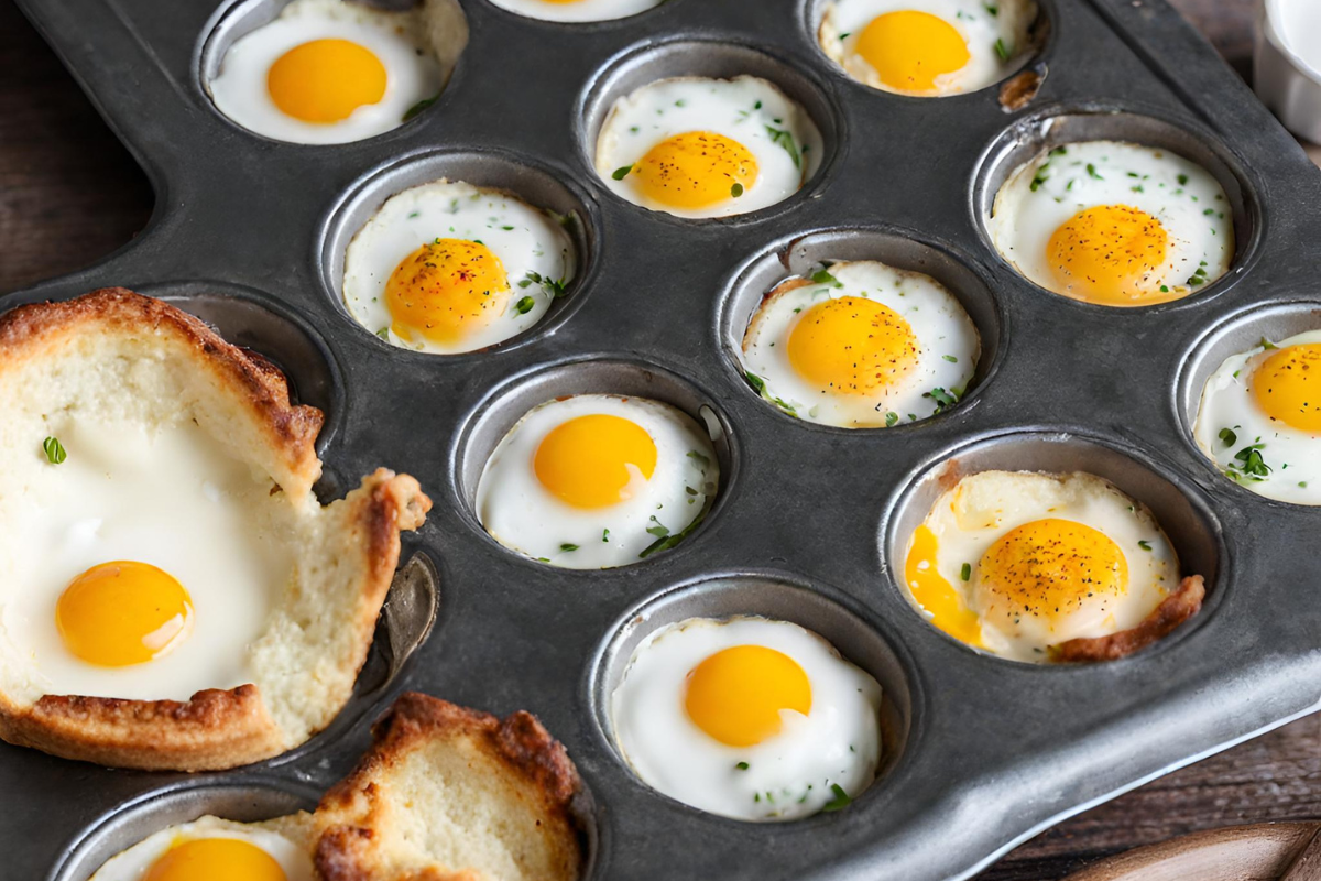 Baked Eggs in Muffin Tin