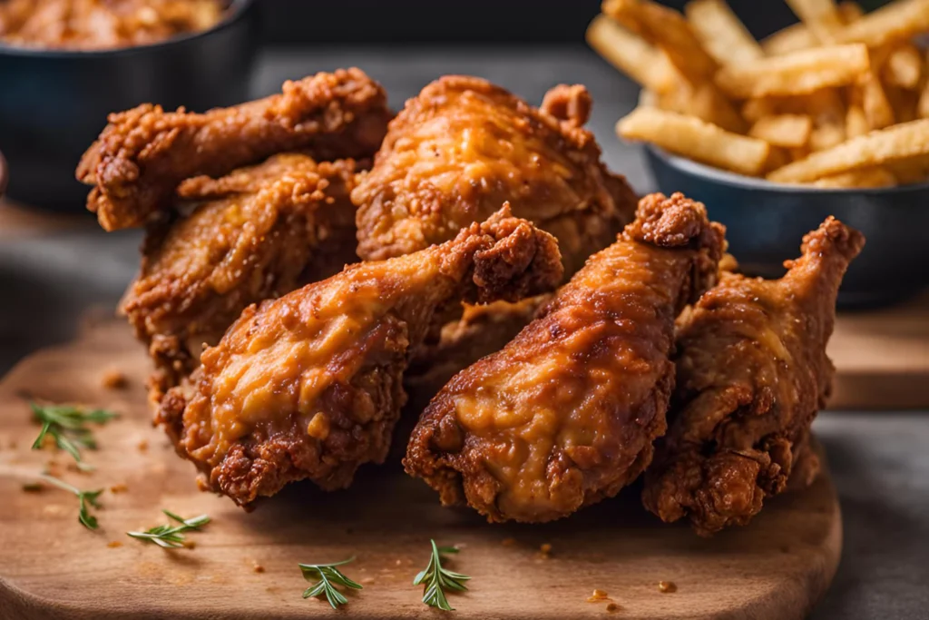 what to eat with fried chicken