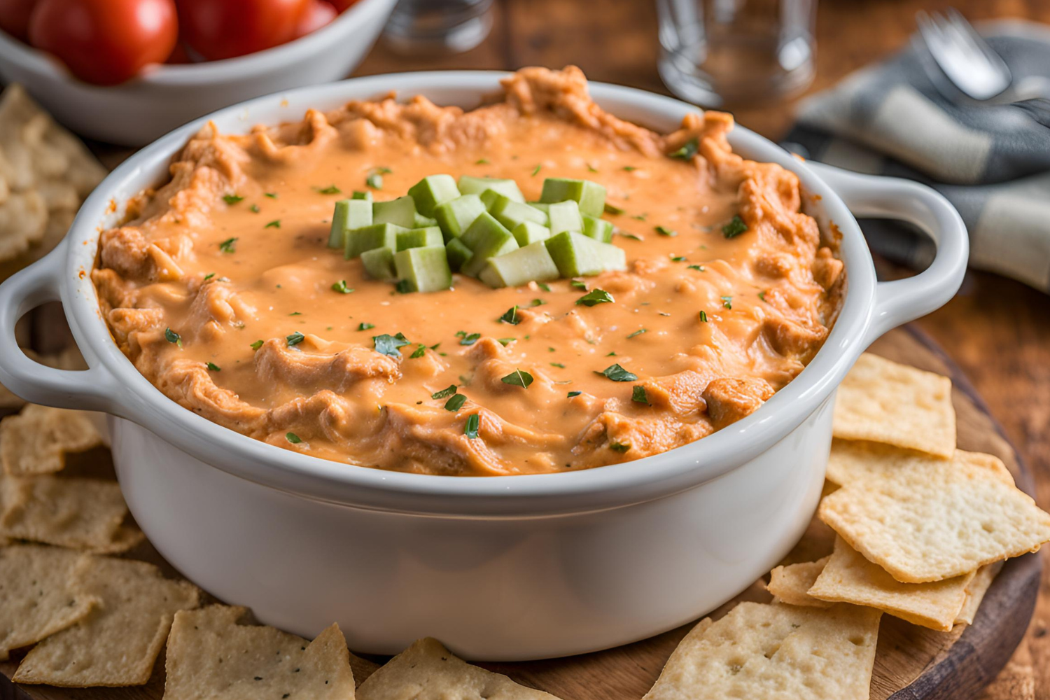 what to do with leftover buffalo chicken dip?