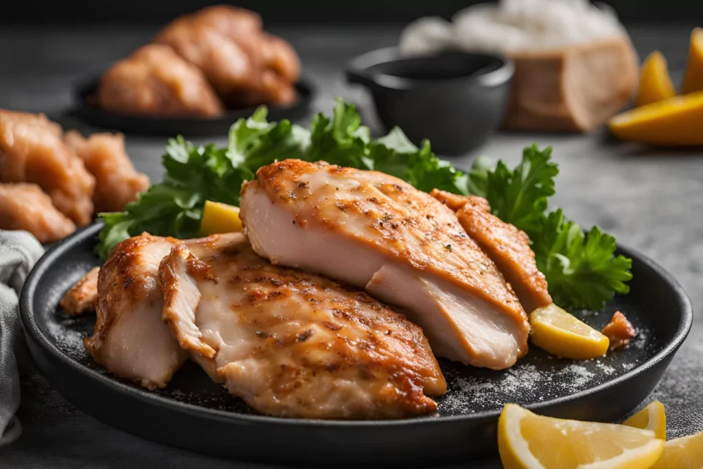 how long to air fry frozen chicken breast