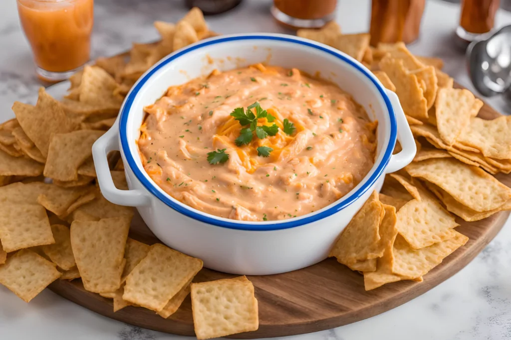 What goes good with buffalo chicken dip?